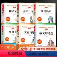 全6册 真题版 [正版]艾青诗选水浒传九年级上册名著导读带批注解析初中生版语文阅读书丛中小学生课外阅读初三上学期名著导读