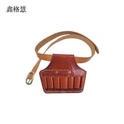 鑫格慧 电工皮带牛皮工具包电工腰带皮套钳套 七联皮带套装 套