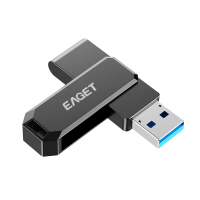 忆捷(Eaget) HF66 USB3.2 U盘 高速全金属360度旋转优盘 32GB