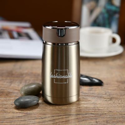 保温杯小巧便携男女学生户外运动健身杯304不锈钢真空杯三维工匠红色230毫升