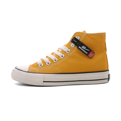 回力(Warrior)高帮透气帆布鞋男女款休闲百搭板鞋