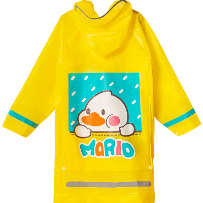 幸福玛丽/CheerfulMario儿童雨衣男童女童大童小学生小孩全身雨披幼儿园宝宝上学带书包位