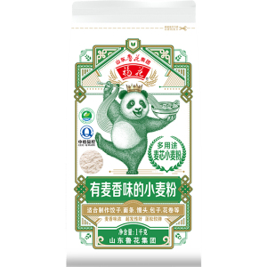 鲁花熊猫系列多用途麦芯小麦粉1kg*1袋