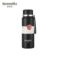 珂美芙 316不锈钢户外带提绳保温杯 黑色800ml 个