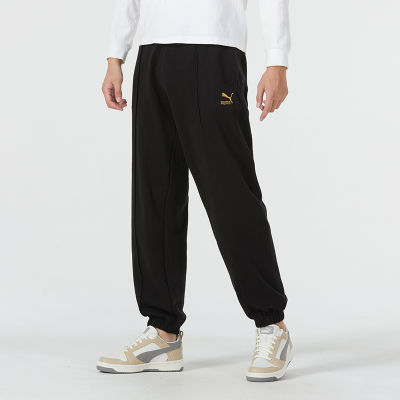 彪马(PUMA)男裤新款时尚潮流卫裤跑步健身运动裤宽松针织毛圈休闲裤625252-88 ZP