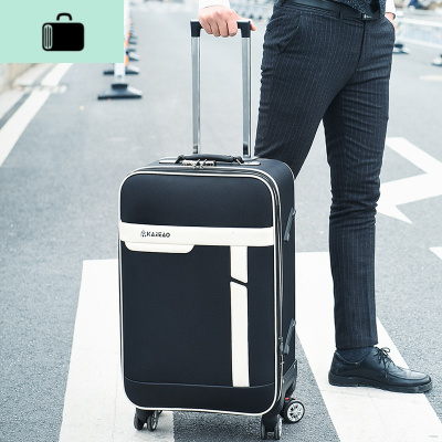 牛津布行李箱男皮箱拉杆箱万向轮旅行箱包大容量商务密码箱子new lake