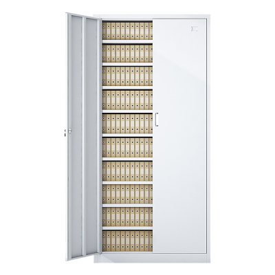 风雷动凭证柜会计收纳柜财务档案柜资料柜加厚文件柜办公室带锁铁皮柜凭证柜十层