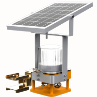 黑钻之光 HZ-X37 DC3.7V 0.6W 0.3Hz IP66 LED太阳能声光警示灯