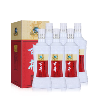 古井酒醇香50度500ml*6瓶整箱装浓香高度酒水