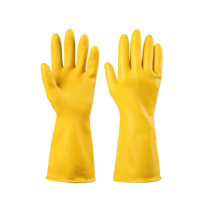 邦能之星牛筋乳胶手套洗碗加厚橡胶耐用家务胶皮塑胶厨房食堂劳保耐磨防水N52176