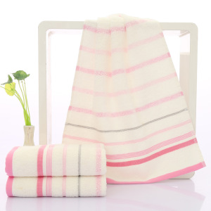 洁丽雅毛巾条纹棉吸水家居日用柔软洗脸巾