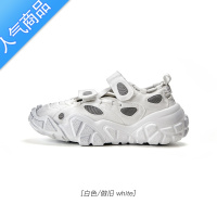 SUNTEK徐琳同款运动鞋女白色做旧小脏鞋轻盈透气魔术贴复古老爹鞋小白鞋