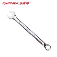 力易得(ENDURA)全抛光铬钒钢两用扳手 梅花开口两用扳手 17mm 货号E2617