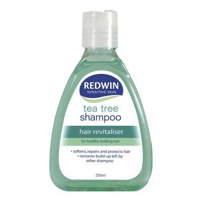 REDWIN自然茶树油无硅油洗发水250ml/瓶装澳洲原装进口日常清洁适合正常/油性/混合型发质250ml