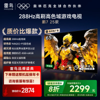 雷鸟 鹏7 25款 65英寸 144Hz高刷 家电国家补贴 4+64GB 超薄液晶平板电视机65S385C Pro-JN