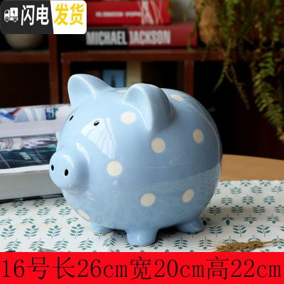 三维工匠存钱罐不可取储蓄罐储钱罐儿童创意抖音成人女孩卡通可爱只进不出 可存可取梦幻蓝色3000硬币