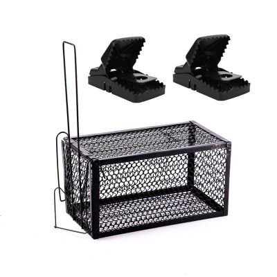 夏弗老鼠笼捕鼠器捕鼠器捕鼠笼家用捕鼠耗子笼粘鼠板贴鼠板捕鼠夹