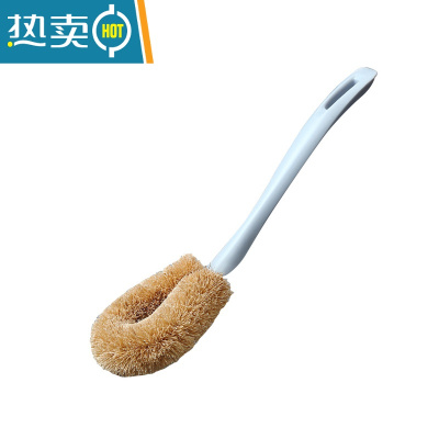 敬平锅刷厨房用刷锅炊帚洗锅器清洁去污不伤锅除垢油刷锅刷子 灰色