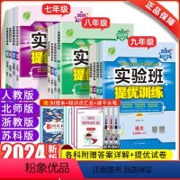 ★[人教版]语数英物化5本套装 九年级下 [正版]2024实验班提优训练七年级上册下册数学八年级九年级语文英语物理化学道