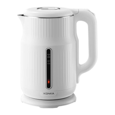 康佳电热水壶1.8L保温304不锈钢双层防烫KDSH-1843-W