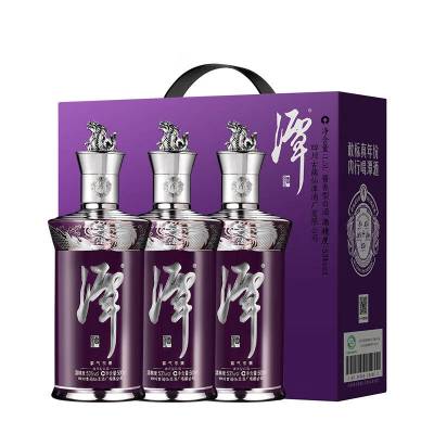 潭酒 紫气东来 3瓶装 53度500ml 酱香型新老版本年份随机