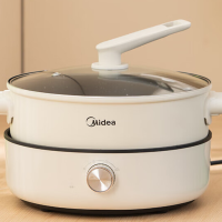美的(Midea)电火锅6L [大容量|1800w速沸]HGE28T71