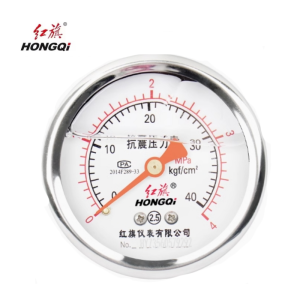 红旗 轴向耐震压力表定制检测款YTN60 块
