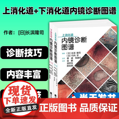 上消化道+下消化道内镜诊断图谱 套装 胃 肠中医临床诊断辽宁科学技术出版社
