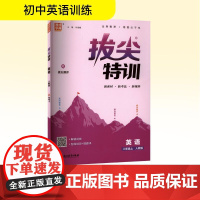 拔尖特训 英语 八年级上 人教版 朱海峰 编 小学教辅文教 正版图书籍 浙江教育出版社
