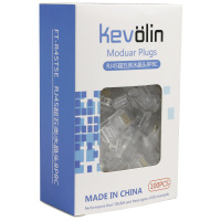 柯菲林(kevolin)FT-R45T5E RJ45 超五类水晶头8P8C (100颗/盒)