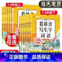 [2本]看拼音写生字词语+实验班测试卷(语文) 五年级上 [正版]2023版看拼音写词语生字小学一年级二年级三四五六年级