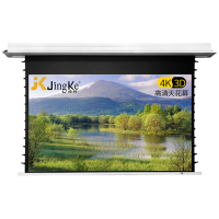 经科JK电动遥控拉线投影幕布N4-AT/1t IC纳米透声天花幕150寸4:3