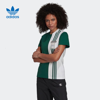 adidas阿迪达斯三叶草短袖女装2020新款休闲半袖体恤运动T恤GJ6584