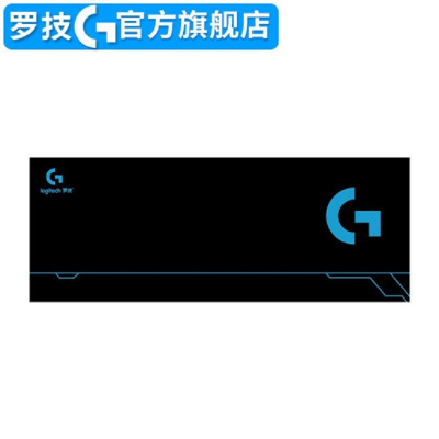 罗技（G）游戏鼠标垫加大桌垫定制版鼠标垫加厚桌垫超大号锁边鼠标垫新款黑色赠品系列，无保修，图案随机-