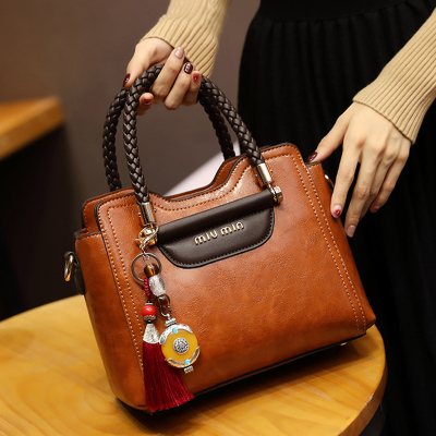 小亚天包包女2020新款潮气质百搭真皮斜挎包女士大气撞色牛皮单肩手提包