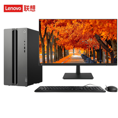 联想(Lenovo)GeekPro设计师游戏台式电脑整机 定制(酷睿14代i5-14400F RTX3050 6G 32G 1TB SSD Win11)配27英寸显示器