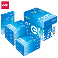 得力(deli) 7419 复印纸莱茵河80克A4 打印纸 a4复印纸白纸 5包/箱 1箱价格