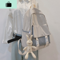 ins风书包女韩版原宿ulzzang高中学生初中生背包百搭大容量双肩包NEW LAKE