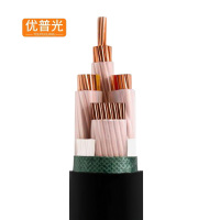 优普光钢带铠装铜芯阻燃低压电缆YJV22-0.6/1KV-3*6mm² /米