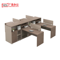 GS 办公桌电脑桌屏风工位四人位 3000*2800*1100mm