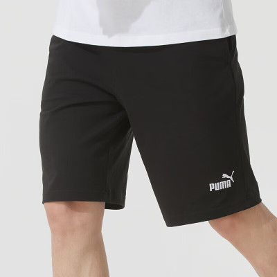 彪马(PUMA)男裤新款时尚潮流运动裤健身跑步透气宽松训练裤针织短裤687541-01 ZP