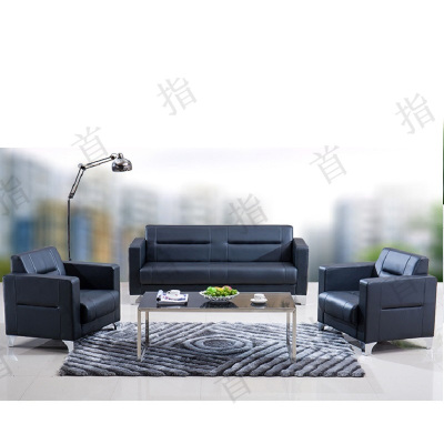 首指(SZ)牛皮沙发/接待沙发 1+1+3 S810-1