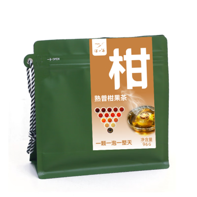 茶茶一季 熟普柑果茶96g