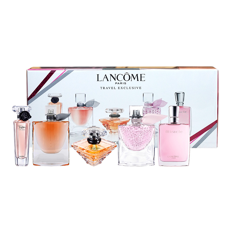 兰蔻香水礼包q版五件套随身携带时刻精致