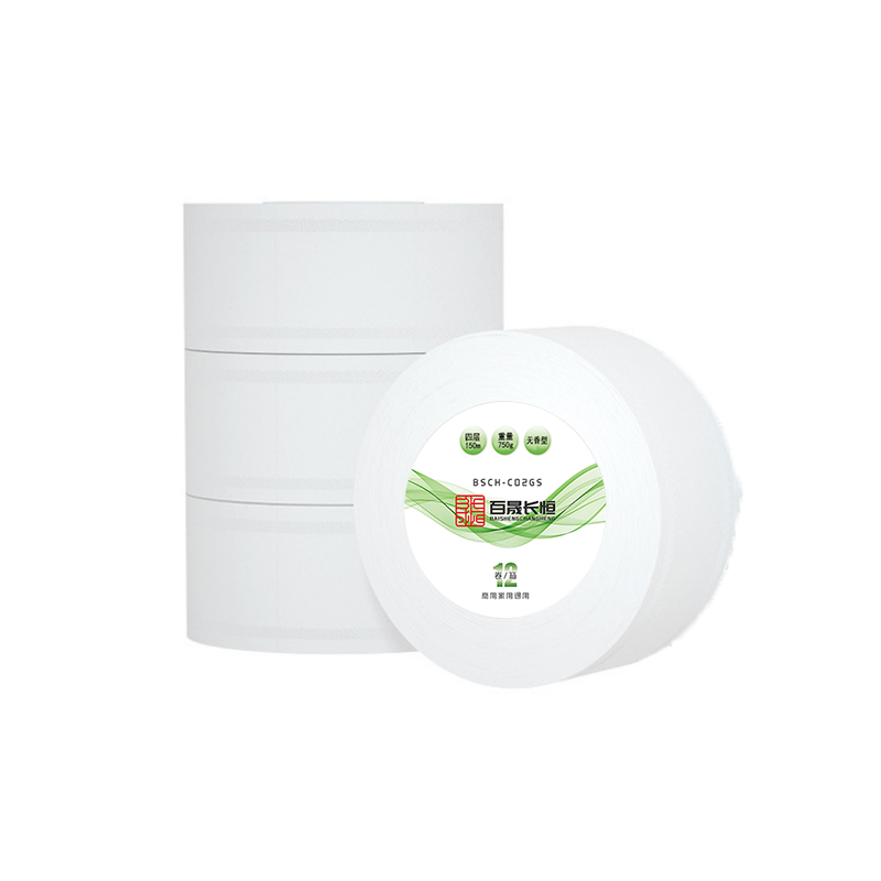 百晟长恒 BSCH-C02GS 四层 150米 12卷/箱 无香型大盘纸 卷纸(计价单位:箱)白色