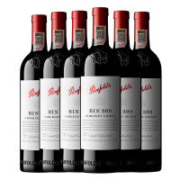 奔富 赤霞珠设拉子红葡萄酒750ml 6支整箱装 Bin389