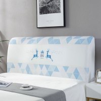 家柏饰(CORATED)床头套罩 床头罩防尘全包软包床头床靠背罩保护套北欧风格简约 情人鹿 60*200CM