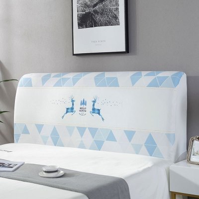 家柏饰(CORATED)床头套罩 床头罩防尘全包软包床头床靠背罩保护套北欧风格简约 情人鹿 60*200CM