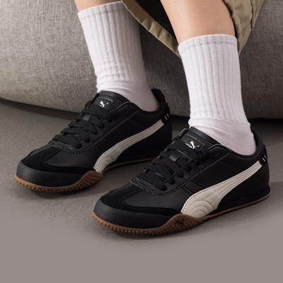 彪马(PUMA)女鞋新款缓震耐磨平底鞋低帮轻便休闲鞋拼接透气运动鞋405256-13 ZP