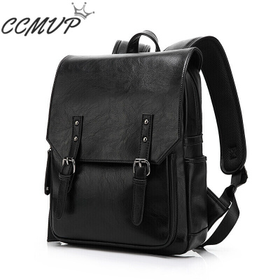 CCMVP品牌自营质量保证-CCMVP新款双肩包男士休闲皮包旅行包背包女学院潮大高中学生韩版书包男
